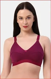 VEERAENTERPRISEES Women's Cotton Non-Padded Non-Wired Regular Everyday Bra (Multicolor) {Pack of 6} Size :- 28-thumb2