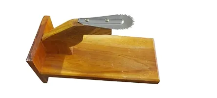 Table Top Polished Wooden Coconut Scraper/Grater/Chopper/Chirava - Coconut Grater.-thumb2