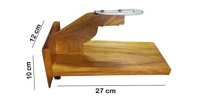 Table Top Polished Wooden Coconut Scraper/Grater/Chopper/Chirava - Coconut Grater.-thumb3