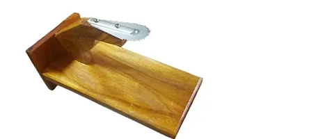 Table Top Polished Wooden Coconut Scraper/Grater/Chopper/Chirava - Coconut Grater.-thumb1