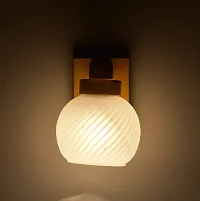 AG APPORVA GLASS Modern Stylish Design Colorful Wood Wall Lamps/ Light with Hand Decorated Glass Shade-thumb1