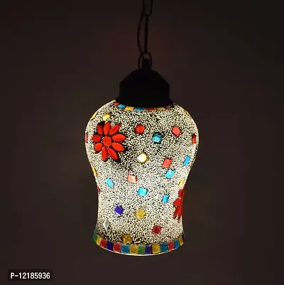 AG APPORVA GLASS Modern Home Decor Light Mosaic Decorated Glass Hanging Light Turkish Hanging Ceiling Lamps