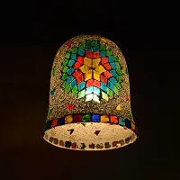 AG APPORVA GLASS Handcrafted Mosaic Decorated Glass Hanging Light Turkish Hanging Ceiling Lamps-thumb2