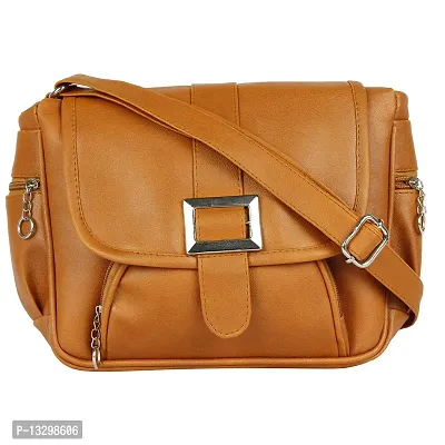 Stylish Brown Nylon Handbag For Women-thumb0