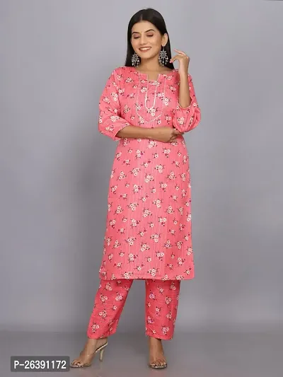 Fancy Rayon Printed Kurtas For Women-thumb0