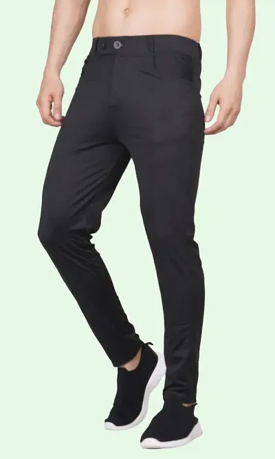 Stylish Spandex Solid Track Pant For Men