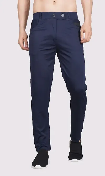 Mevan Comfortable Spandex Regular Track Pants For Men