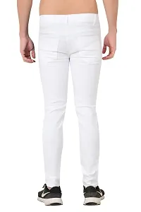 COMFITS Men's Slit Cut Regular Fit Jeans (26) White-thumb1