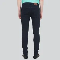 Stylish Black Cotton Blend Mid-Rise Jeans For Men-thumb1