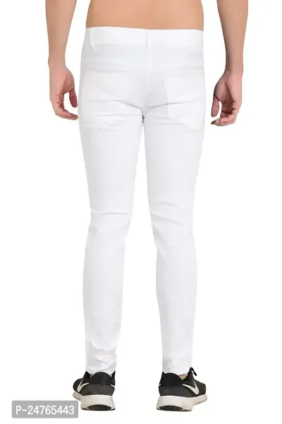 COMFITS Men's Regular Fit Jeans (32) White-thumb2