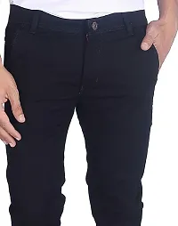 Stylish Black Denim Mid-Rise Jeans For Men-thumb4