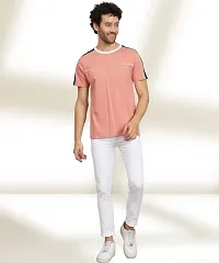 Elegant White Denim Solid Mid-Rise Jeans For Men-thumb2