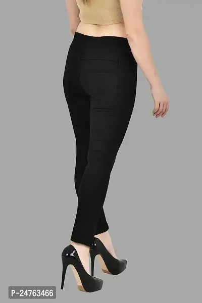 COMFITS Women Black Plain Jean Latest Stylish (28)-thumb2