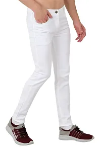 COMFITS Men's Regular Fit Jeans (38) White-thumb2