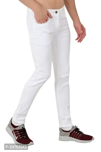 COMFITS Men's Regular Fit Jeans (38) White-thumb3