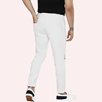 COMFITS Men's Slim Fit Regular Tapered Slit Cut Jeans (32) White-thumb1