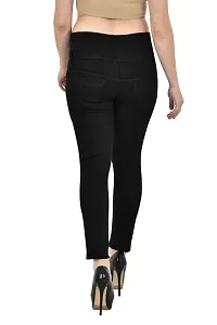 COMFITS Women Black Plain Jeans Latest Stylish (36)-thumb1