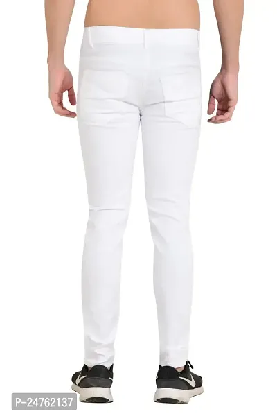 COMFITS Men's Regular Fit Jeans (34) White-thumb2