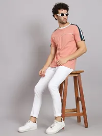 Stylish White Denim Solid Jeans For Men-thumb2