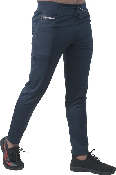 Mevan Comfortable Polyester Spandex Regular Track Pants For Men