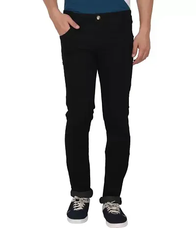 COMFITS Men's Boys Plain Jeans (C2) (28)