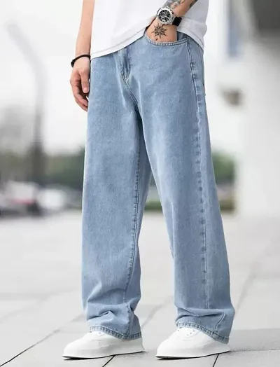 Trendy Stylish Denim Mid-Rise Jeans for Men