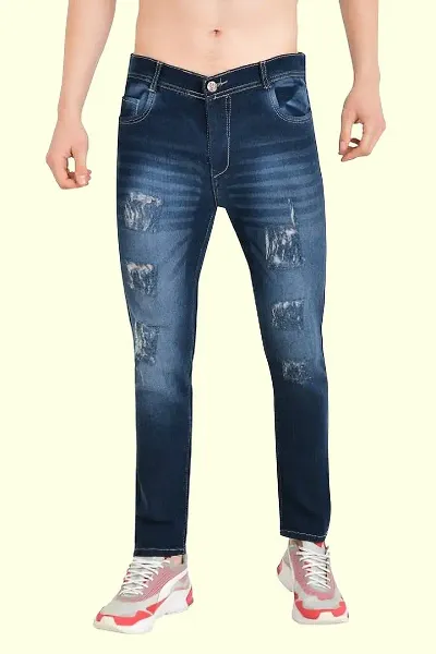 Comfits 210-B-1-Blue Rough Jeans-BR