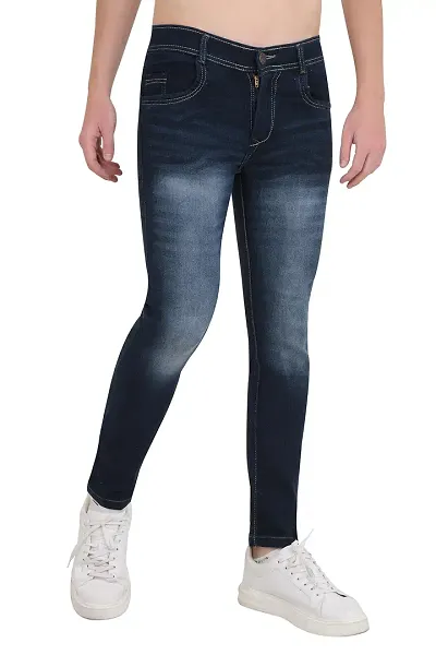 COMFITS Mens Stretchable Regular Tapered Slim fit Jeans