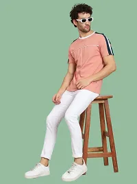 Stylish White Solid Tapered Fit  Denim Jeans For Men-thumb2