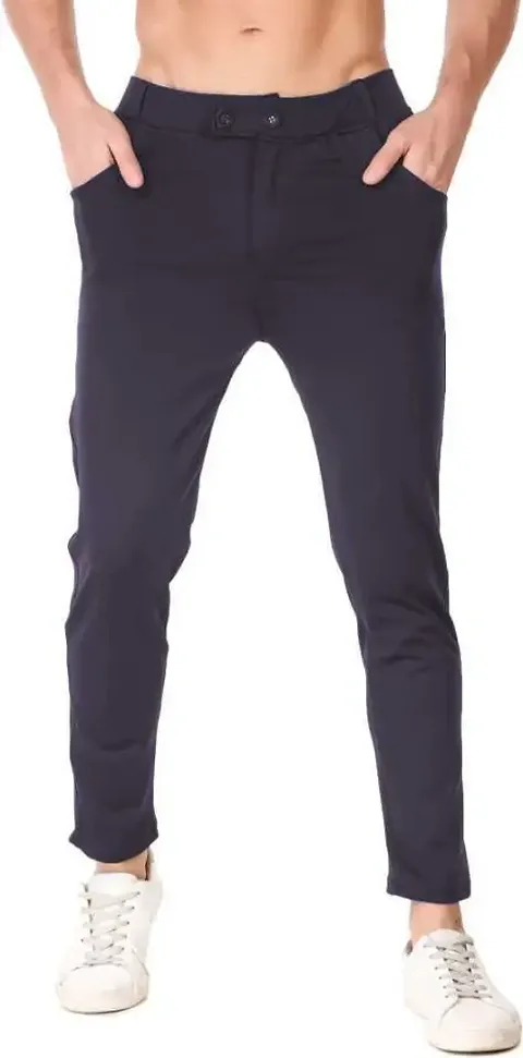 Jeanberry Comfortable Blend Regular Track Pants For Men