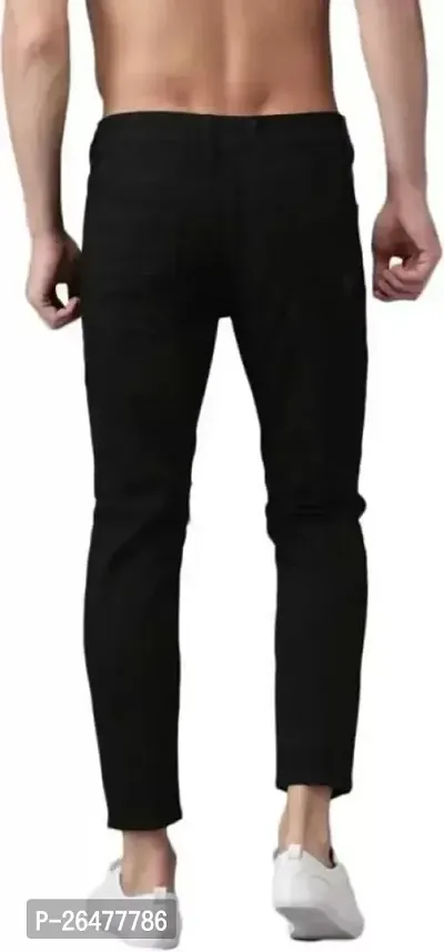 Stylish Black Cotton Blend Mid-Rise Jeans For Men Pack Of 2-thumb3