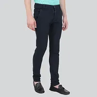 Stylish Black Cotton Blend Mid-Rise Jeans For Men-thumb2