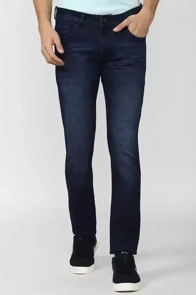 Classic Blend Solid Jeans For Men