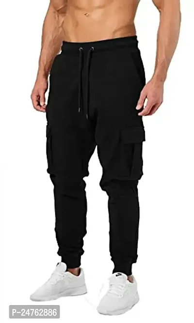 COMFITS Men's | Boys | Black Lower Rib with Knee Pockets (XL)-thumb0