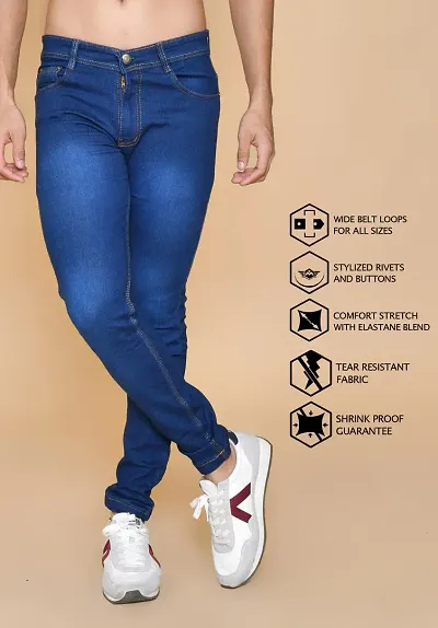 Trendy Men Denim Regular Fit Jeans