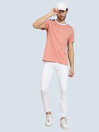 Stylish White Denim Solid Jeans For Men-thumb2