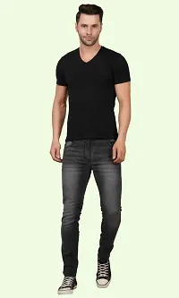 Stylish Denim Slim Fit Jeans For Men-thumb2