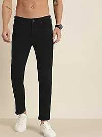 COMFITS Men's Boys Black Stylish  Formal Jeans (36)-thumb3