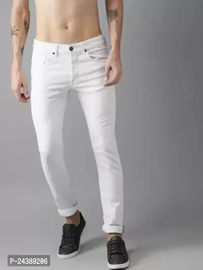 Jeancherry Men White Jeans-thumb0