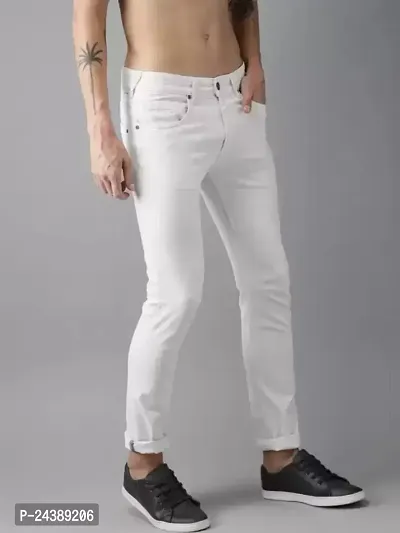 Jeancherry Men White Jeans-thumb3