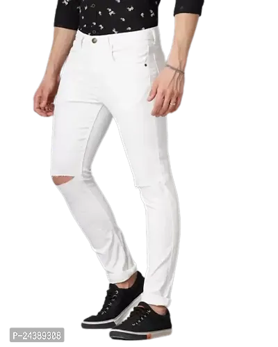 Jeancherry Men White Jeans-thumb3