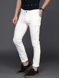 Jeancherry Men White Jeans-thumb2