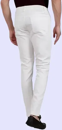 Classic Cotton Blend Mid-Rise Jeans For Men-thumb2