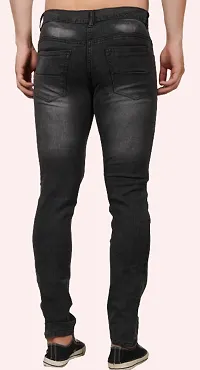 Classic Cotton Blend Solid Jeans for Men-thumb1