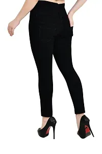 COMFITS Women's Perfect Slim Fit Slit Cut Black (34, Black)-thumb1