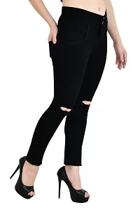 COMFITS Women's Perfect Slim Fit Slit Cut Black (34, Black)-thumb2