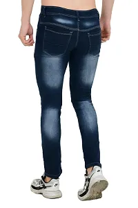 COMFITS Men's Blue Stretchable Regular Tapered Slim fit Jeans(MBLP-001) (28)-thumb1