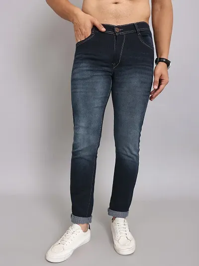 Trending cotton blend jeans 