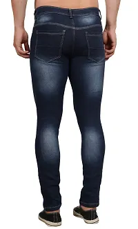 COMFITS Men's Blue Stretchable Regular Tapered Slim fit Jeans(MBLP-002) (32)-thumb2