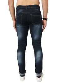 COMFITS Men's Blue Stretchable Regular Tapered Slim fit Jeans(MBLP-003) (32)-thumb1